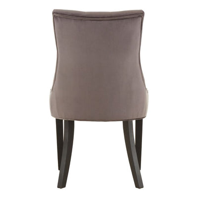 Norfolk Luxury Daxton Grey Buttoned Dining Chair