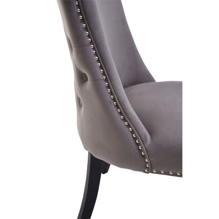 Norfolk Luxury Kensington Townhouse Dark Grey Dining Chair