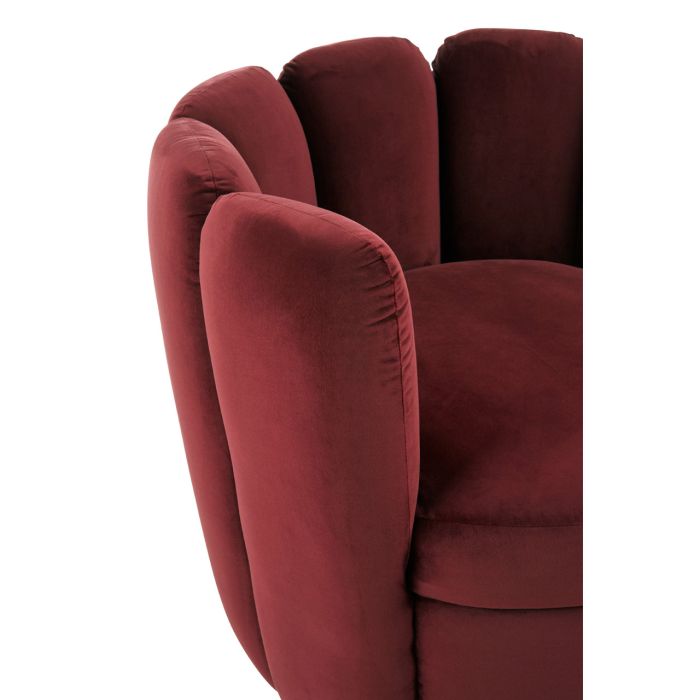 Norfolk Luxury Beauty Occasional Wine Velvet Chair