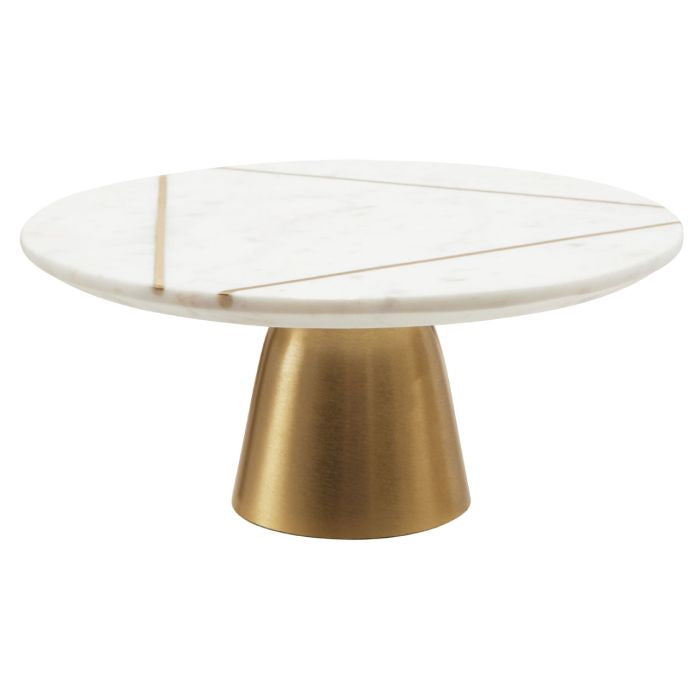 Norfolk Luxury Vermont White Marble Cake Stand