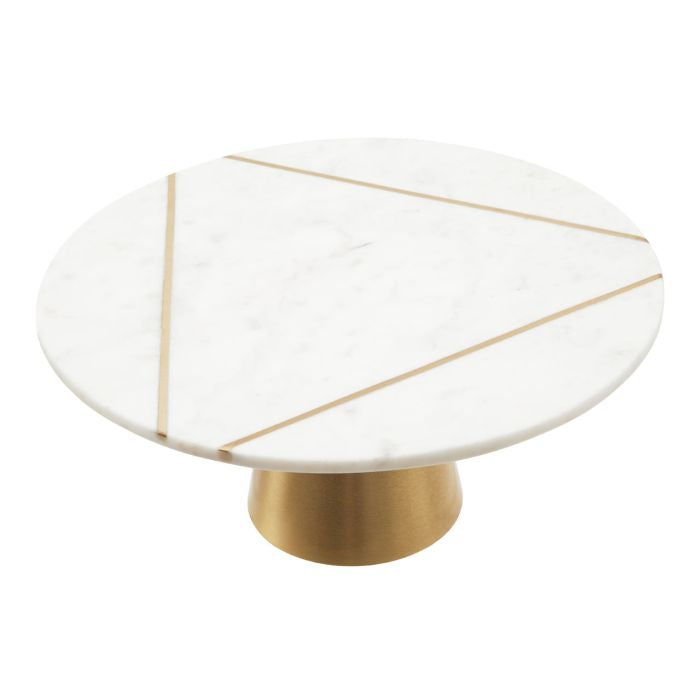 Norfolk Luxury Vermont White Marble Cake Stand