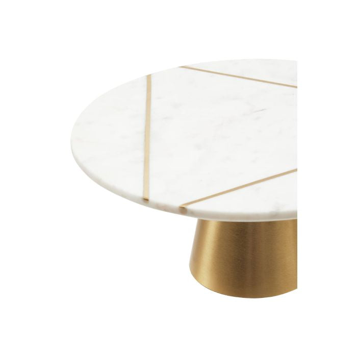 Norfolk Luxury Vermont White Marble Cake Stand