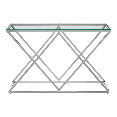 Norfolk Luxury Allure Inverted Triangles Base Console Table