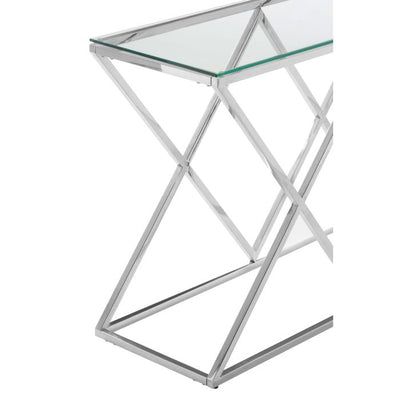 Norfolk Luxury Allure Inverted Triangles Base Console Table