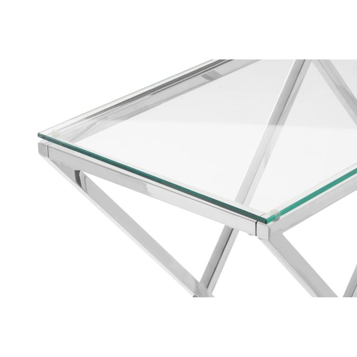 Norfolk Luxury Allure Inverted Triangles Base Console Table