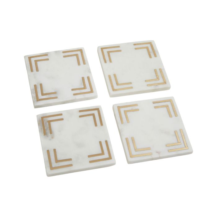 Norfolk Luxury Vermont Set of Four Square Coasters