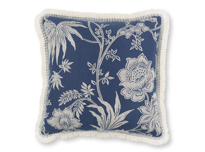 Chiya Jacquard Cushion Indigo