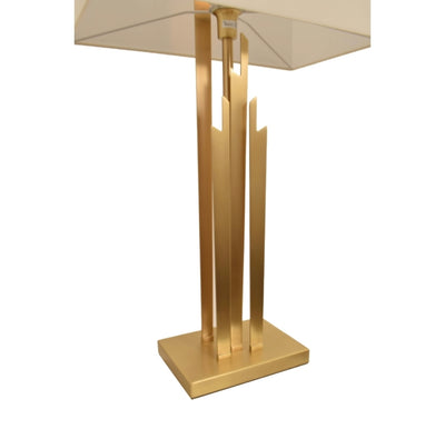 Carrick Pale Gold Table Lamp by RV Astley