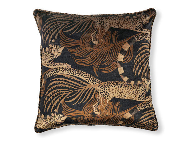 Delilah Velvet Cushion Ancient Gold