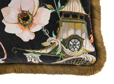 Euphoria Velvet Cushion Secret Garden