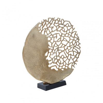 Gold Coral Sculpture