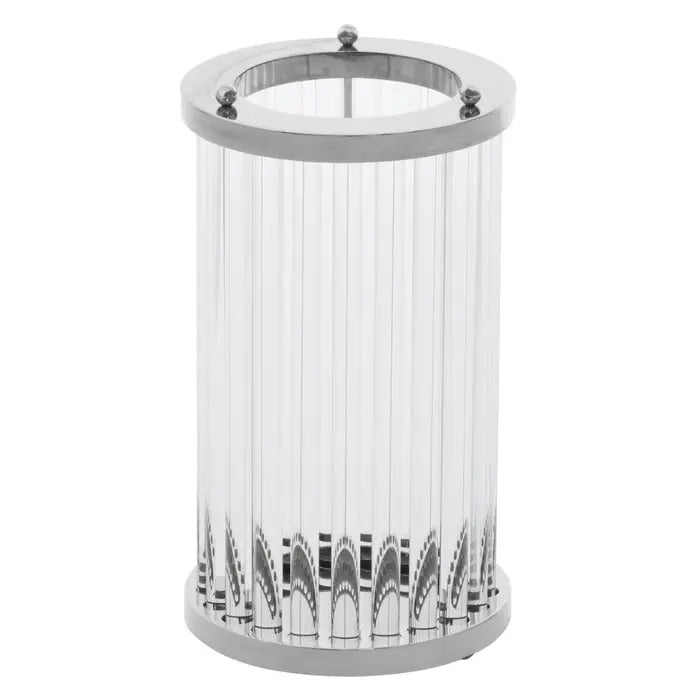 Norfolk Luxury Elle Large Silver Finish Candle Holder