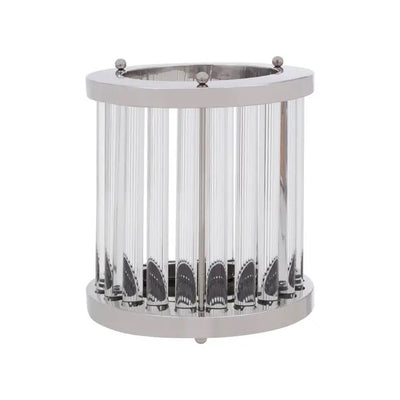 Norfolk Luxury Elle Small Silver Finish Candle Holder