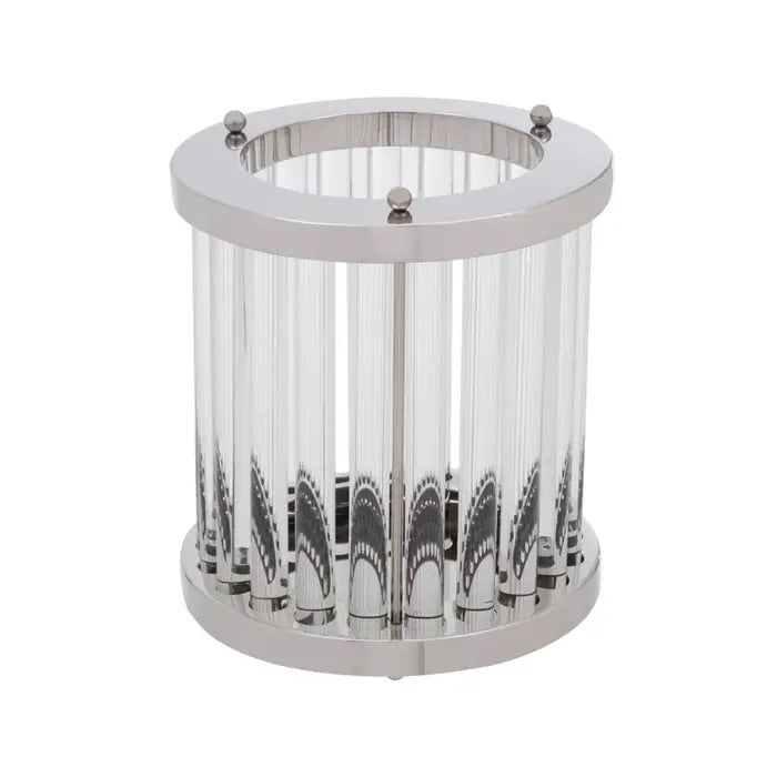 Norfolk Luxury Elle Small Silver Finish Candle Holder