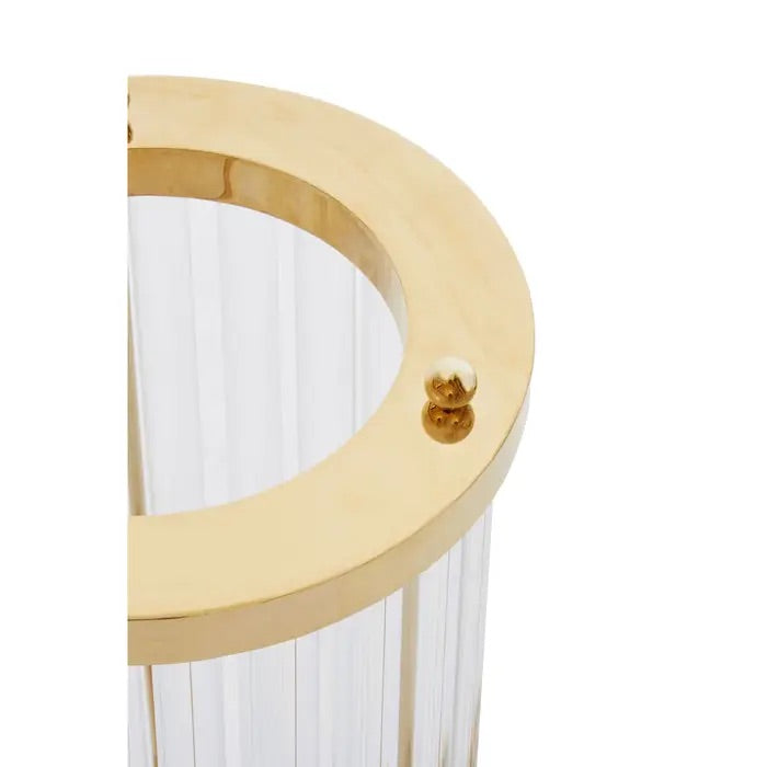 Norfolk Luxury Elle Large Gold Finish Candle Holder