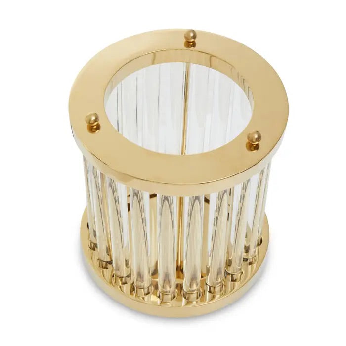 Norfolk Luxury Elle Small Gold Finish Candle Holder