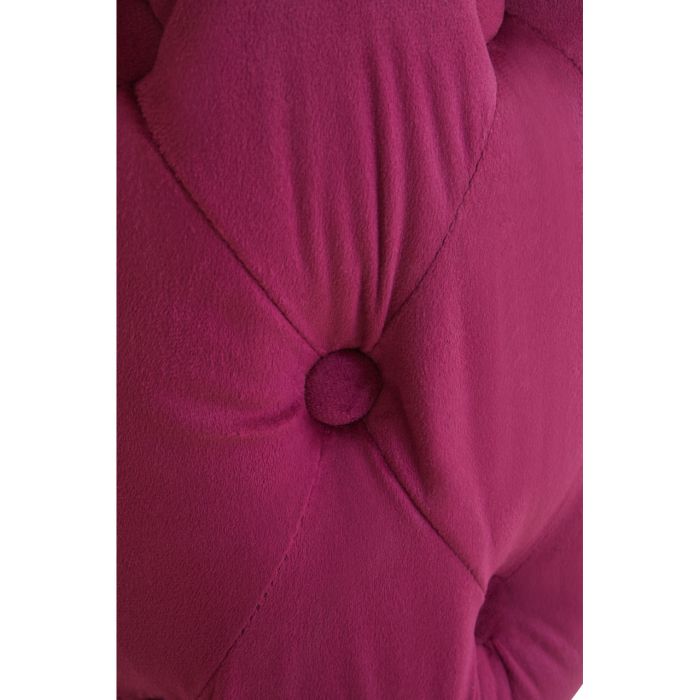 Norfolk Luxury Pink Velvet Button Stool